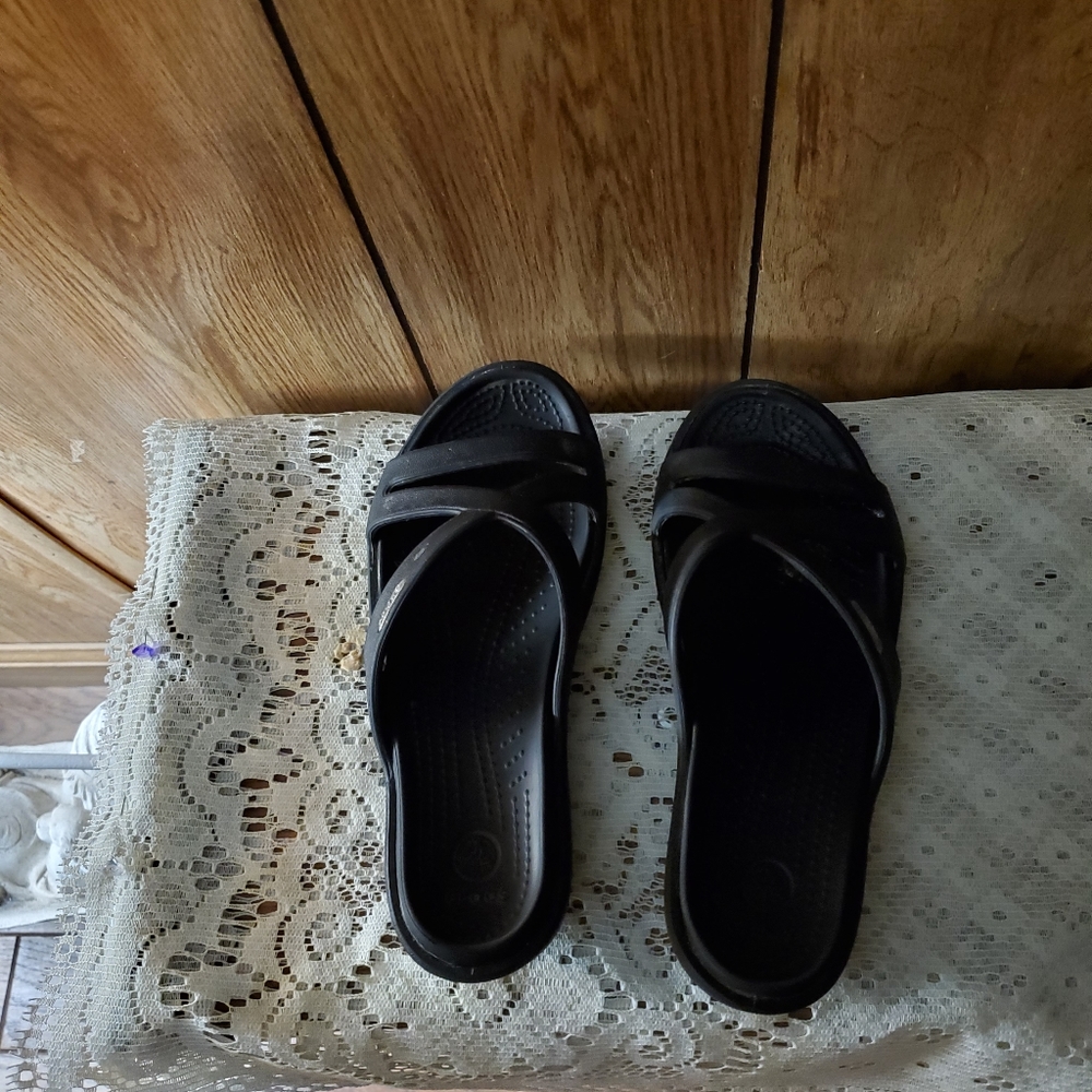 Croc sandals